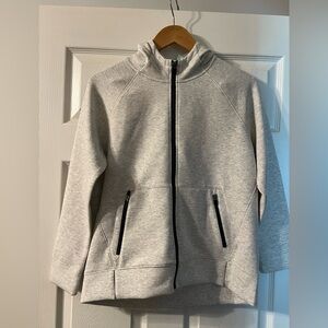 DSG Light Heather Gray GIRLS Full-Zip HOODIE Size XL (16) NEW WITH TAGS MSRP $45